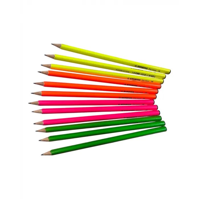 Stabilo Trio Neon Kurşun Kalem 12 Adet