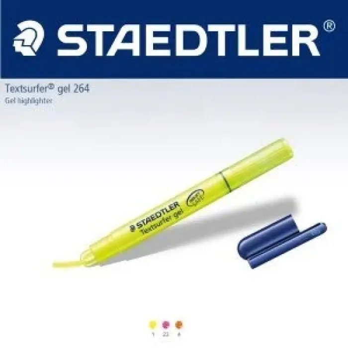 Staedtler Fosforlu Kalem Sarı Jel Tipi Çevirmeli#