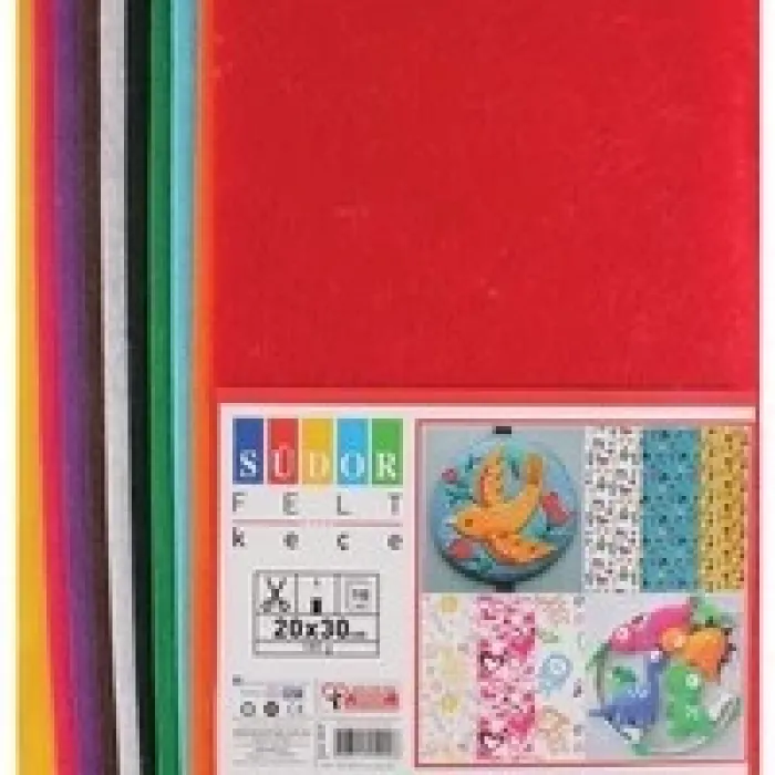 Südor Keçe 20x30 CM 10 Renk 180 GR