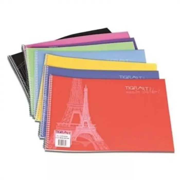 Tigra Resim Defteri 35x50 Spiralli PP Kapak 25 Yaprak