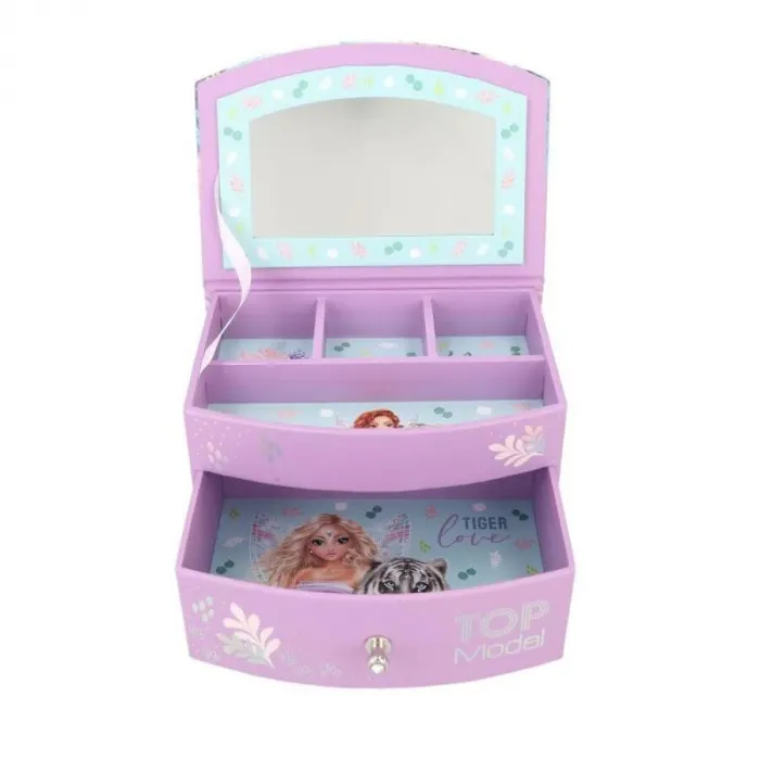 Top Model Kaplanlı Takı Kutusu