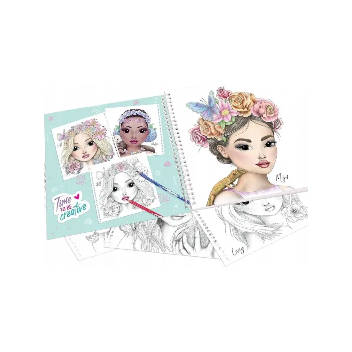 Top Model Sac Tasarım Tasarım Defteri ( Special Colouring Book )