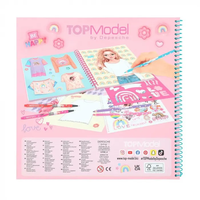 Top ModelTop Model Tişört Tasarım Defteri 412769