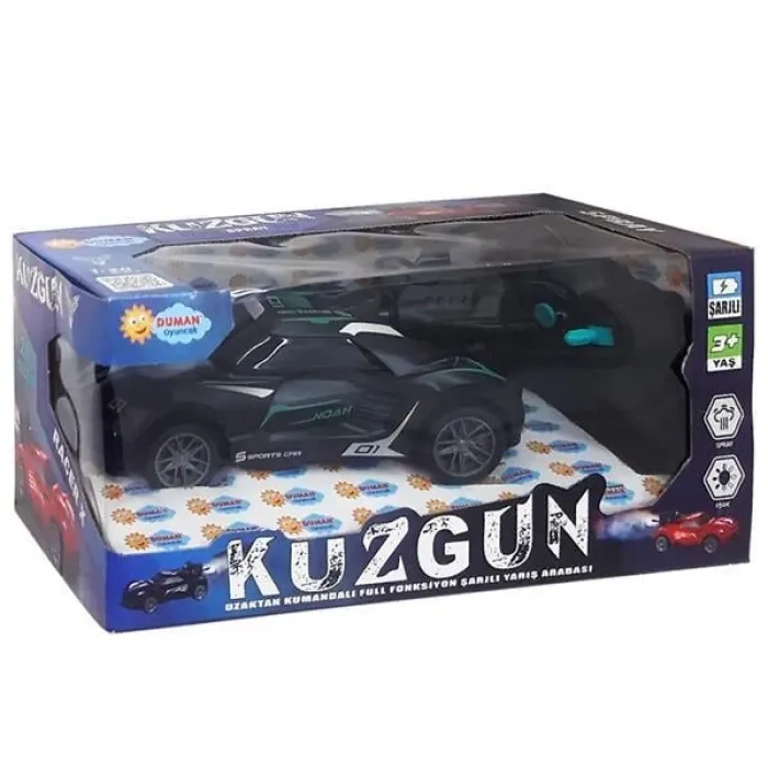 Duman Çıkartan Şarjlı Kumandalı Kuzgun Araba