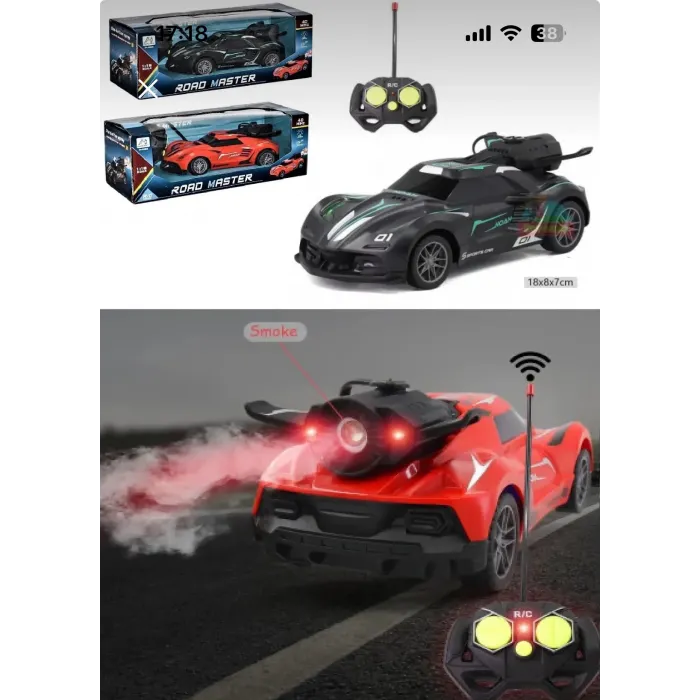 Duman Çıkartan Şarjlı Kumandalı Kuzgun Araba