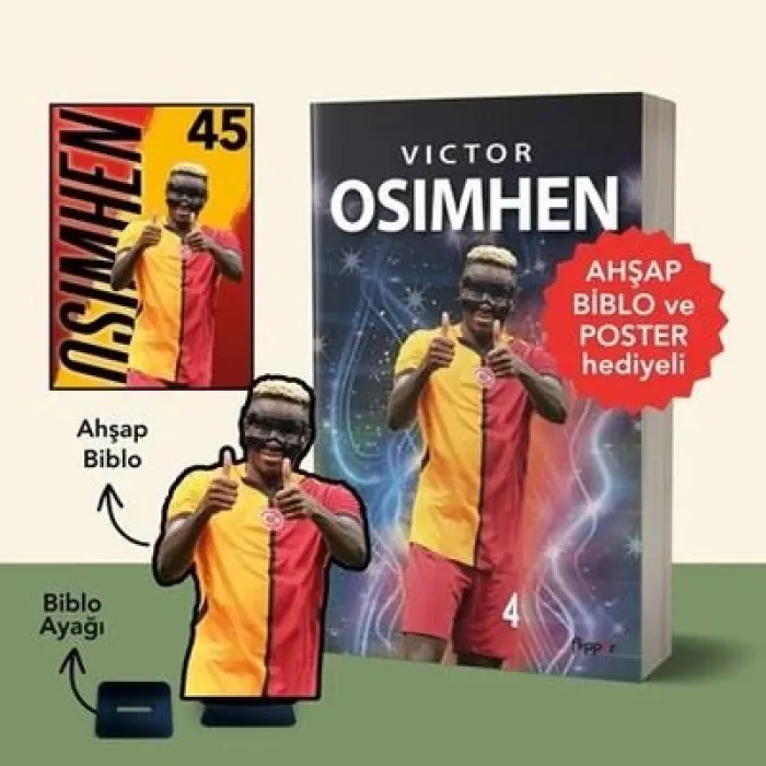 Victor Osimhen (Ahşap Biblo -Poster Hediyeli)