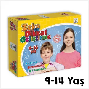 Zeka ve Dikkat Geliştirme 9-14 Yaş