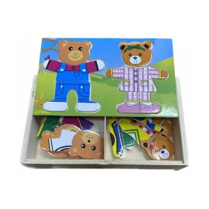 Ahşap Ayıcık Giydirme İkili