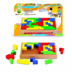 AHŞAP PENTAMİNO BULMACA OYUNU