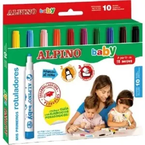 Alpino Baby Keçeli Kalem 10 Renk