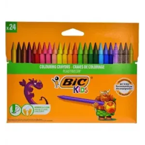 BIC KIDS PASTEL BOYA 24 RENK