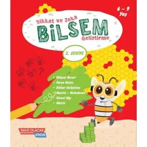 BİLSEM DİKKAT VE ZEKA GELİŞTİRME 2. SEVİYE 6-9 YAŞ - DAHİ OLACAK ÇOCUK