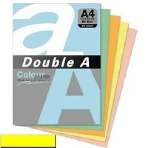 Double A Renkli Kağıt 25 Lİ A4 80 GR Kırmızı