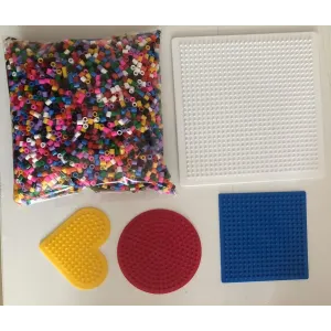 Enhavalı-Hama Boncuk Tezgahı Seti Ütü Boncuk Uygulama Seti