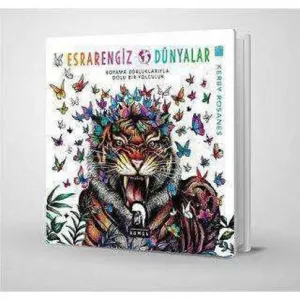 Esrarengiz Dünyalar - Yetişkinler İçin Boyama Kitabı