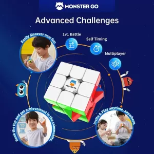 GAN MONSTER GO MAGNET AND AI CUBE 3X3 (YAPAY ZEKALI KÜP)