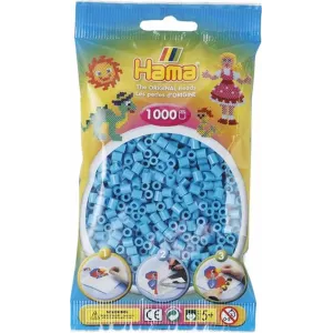 Hama Boncuk Midi 1.000’lik poşet - Azur Mavi HA 207-49