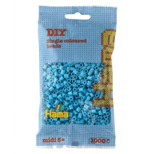 Hama Boncuk Midi 1.000’lik poşet - Azur Mavi HA 207-49