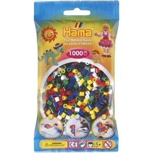 Hama Boncuk Midi 1.000’lik poşet - Temel 6 Renk 207-66