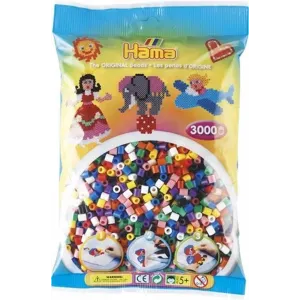 Hama Boncuk Midi 3.000lik Poşet - 10 Renk (HA201-00)