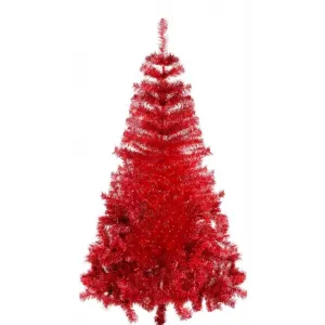 Kırmızı Yılbaşı Çam Ağacı 150Cm