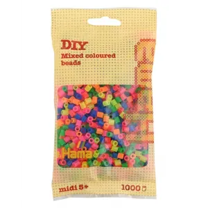 Midi Boncuk 1.000lik - Neon Renkler HA207-51, one size