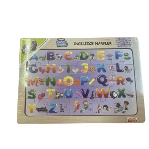 Playwood - Ahşap Eğitici Puzzle İngilizce Harfler- 20 Parça