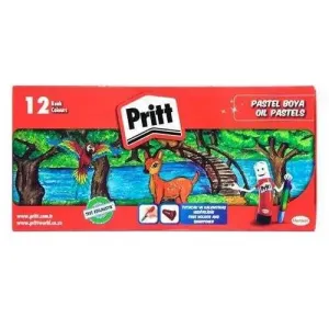 Pritt Pastel Boya 12 Renk Karton Kutu