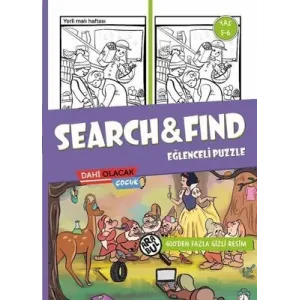 SEARCH AND FIND EGLENCE PUZZLE 5-6 YAS - DAHİ OLACAK ÇOCUK
