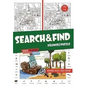 SEARCH AND FIND EGLENCE PUZZLE 7-8 YAS - DAHİ OLACAK ÇOCUK