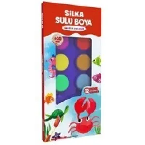 Silka Sulu Boya 12 Renk 28 MM Art.411