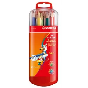 Stabilo Trio Thick Üçgen Kalın Kuru Boya 15 Renk Kutulu
