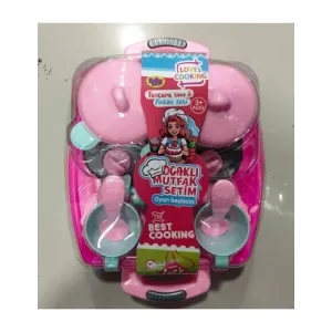 Tepsili ve Ocaklı Mutfak Setim - (Plastik) Tencere -Tava ve Fincan Seti