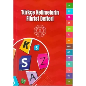 Türkçe Kelimelerin Fihrist Defter