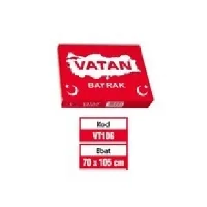 Vatan Türk Bayrağı Polyester 40x60 Vt103