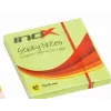 İnox 75x75 Yapışaknlı Not Kağıdı Fosforlu Yeşil 80