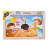 Ahşap Eğitici Puzzle - Sporlar - 20 Parça