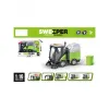 1:16 Sweeper Sesli ve Işıklı Temizlik Aracı - Çöp Arabası Pilli (Yeşil)