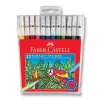 Faber-Castell Keçeli Boya Kalemi Yıkanabilir 12 Renk
