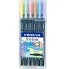 Pensan Fineliner 6 Lı Pastel Pvc Kutu