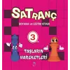 Satranç Boyama Kitabı 3 - Taşların Hareketleri