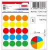 Tanex OFC-132 5 li Mix Color Ofis Etiketi