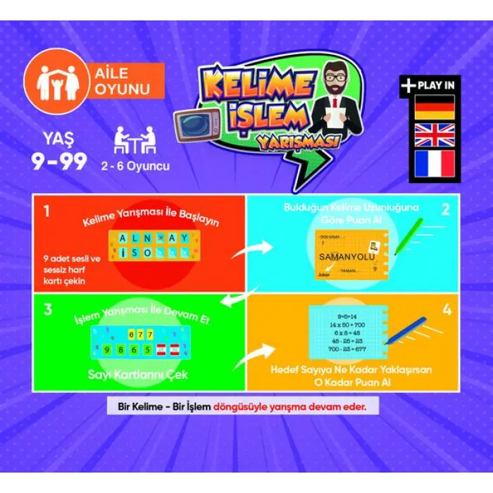 NEO Kelime İşlem Yarışması Aile Oyunu