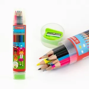 Stabılo Color Kuru Boya 12 Lı Plastık Tüp 1212/77 Pt