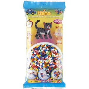 Hama Boncuk Midi 6.000’lik Poşet - 10 Renk 205-00