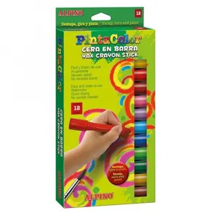 Alpino Pinta Color Çevirmeli Mum Boya Jumbo 12 Renk