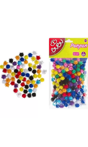 Bu-Bu Pon Pon Simli 1 CM 200 Lü Karma 10x10 BUBU00111