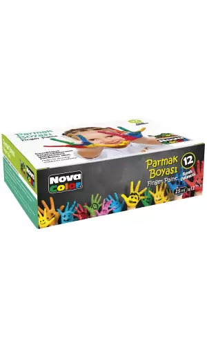 Nova Color Parmak Boyası 12 Li Takım NC-460