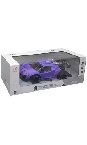 Races Uzaktan Kumandalı Araba Mor 1:14 (Şarjlı)