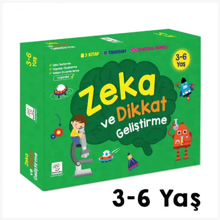 3-6 Yaş Zeka ve Dikkat Geliştirme Seti